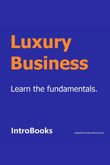 Luxury Business - cover