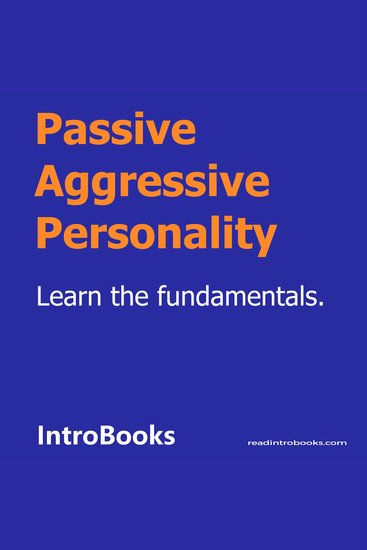 Passive Aggressive Personality - cover