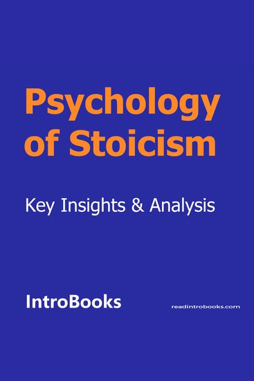 Psychology of Stoicism - cover