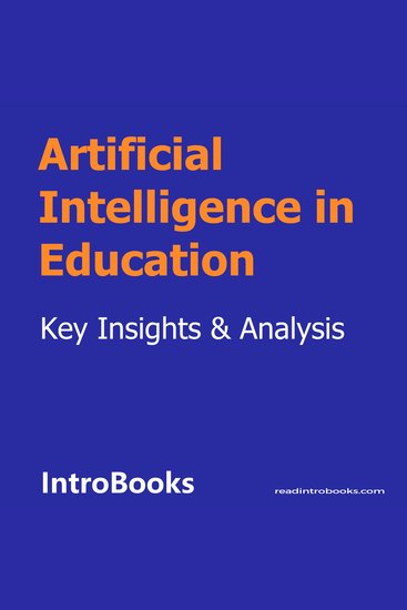 Artificial Intelligence in Education - cover