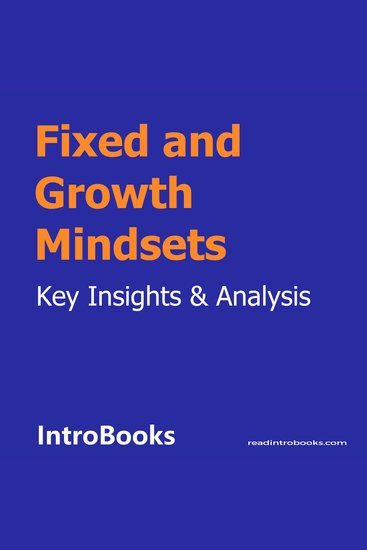 Fixed And Growth Mindsets - cover