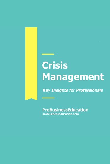 Crisis Management - Key Insights for Professionals - cover