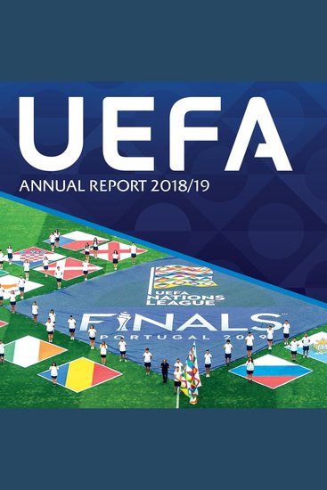UEFA Annual Report 2018 19 - cover