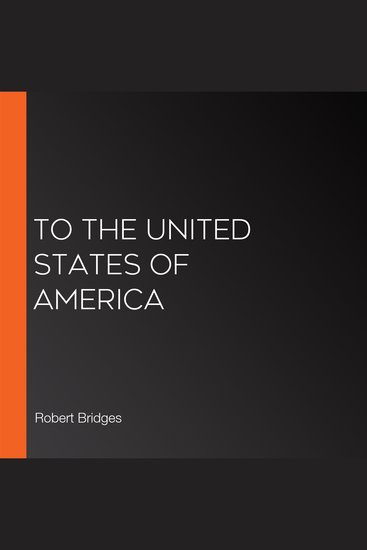 To the United States of America - cover