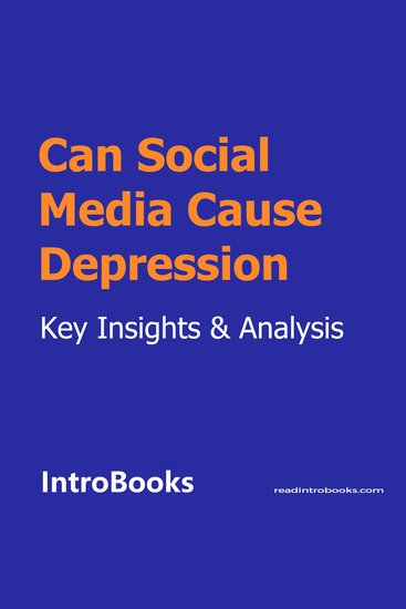 Can Social Media Cause Depression - cover