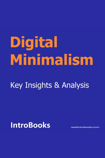 Digital Minimalism - cover