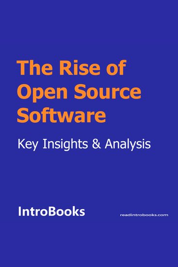The Rise of Open Source Software - cover