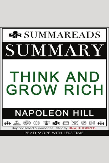 Summary of Think and Grow Rich by Napoleon Hill - cover