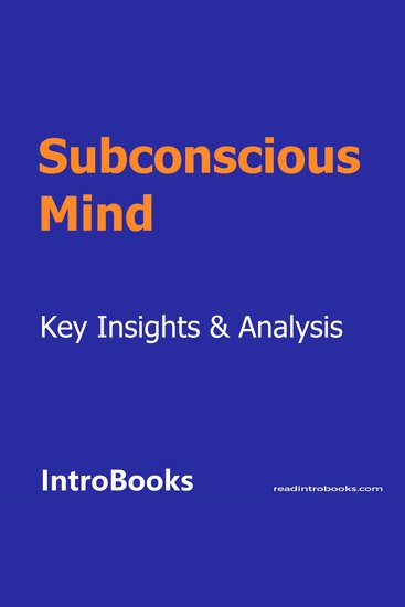 Subconscious Mind - cover