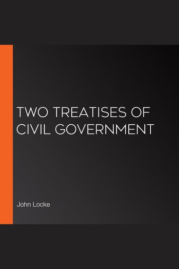 Two Treatises of Civil Government - cover