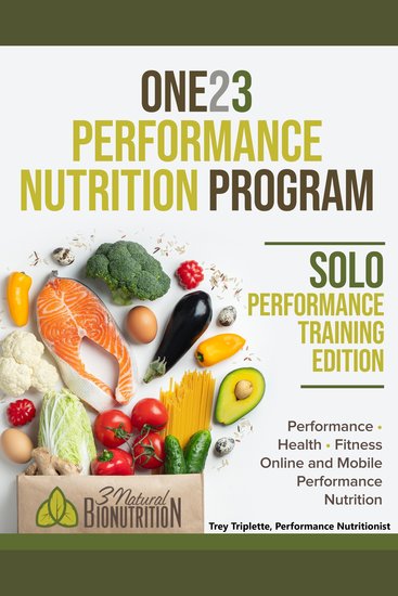 ONE23 PERFORMANCE NUTRITION PROGRAM Solo Performance Training Edition© - cover
