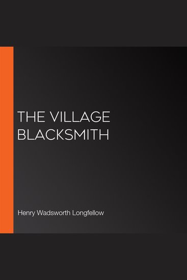 The Village Blacksmith - cover