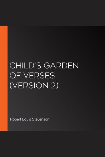 Child's Garden of Verses (version 2) - cover