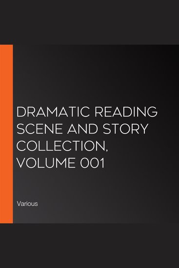 Dramatic Reading Scene and Story Collection Volume 001 - cover