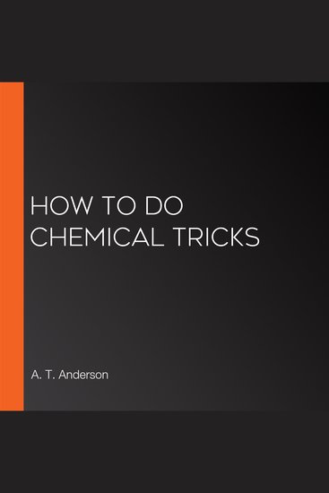 How to Do Chemical Tricks - cover