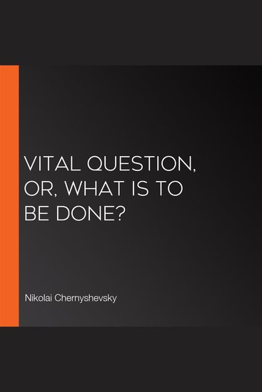 Vital Question or What is to be Done? - cover