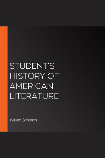 Student's History of American Literature - cover