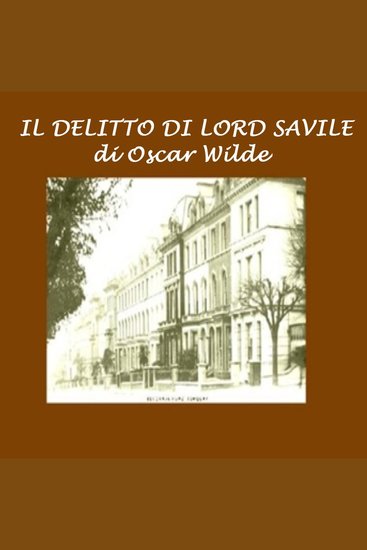 Delitto di Lord Savile Il - cover