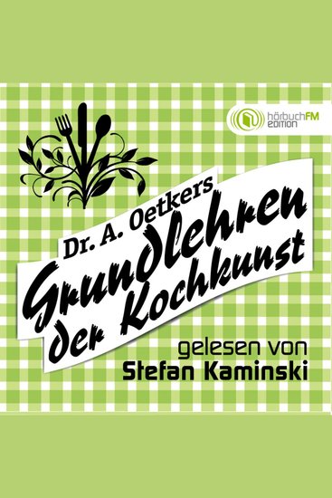 Dr A Oetkers Grundlehren der Kochkunst - cover