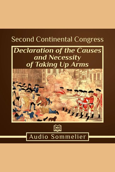 Declaration of the Causes and Necessity of Taking Up Arms - cover