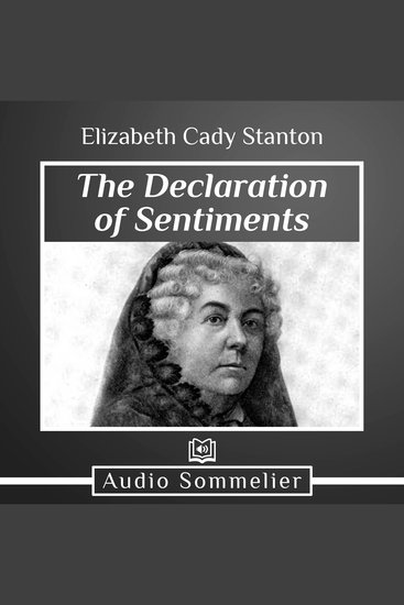 The Declaration of Sentiments - cover
