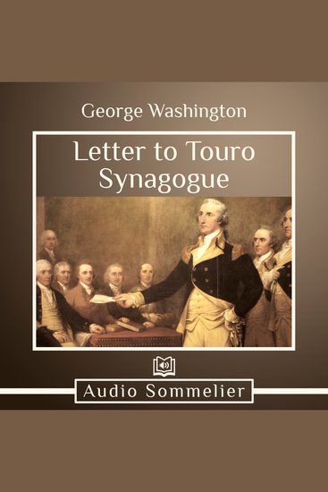 Letter to Touro Synagogue - cover