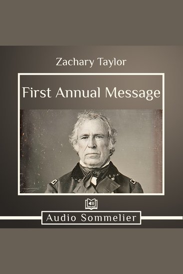 First Annual Message - cover