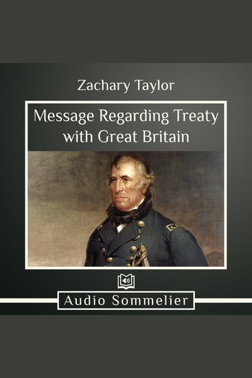Message Regarding Treaty with Great Britain - cover