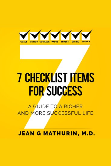 7 checklist items for success - a guide to a richer and more successful life - cover
