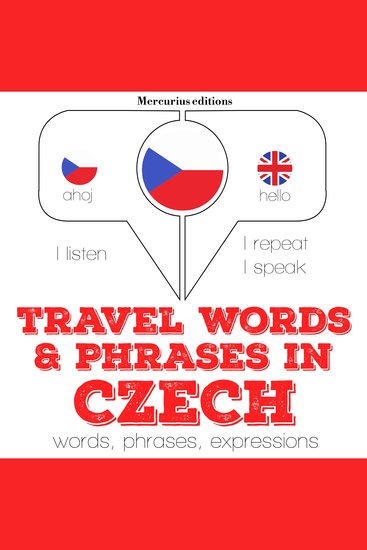 Travel words and phrases in Czech - cover