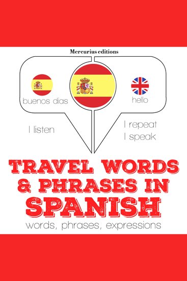 Travel words and phrases in Spanish - cover