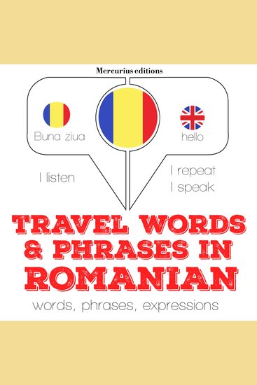 Travel words and phrases in Romanian - cover