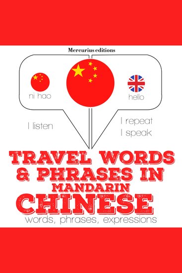 Travel words and phrases in Mandarin Chinese - cover