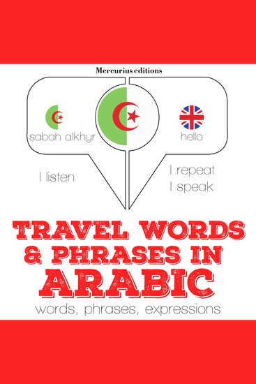Travel words and phrases in Arabic - cover
