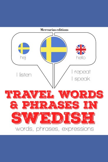 Travel words and phrases in Swedish - cover