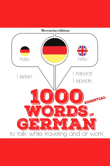 1000 essential words in German - cover