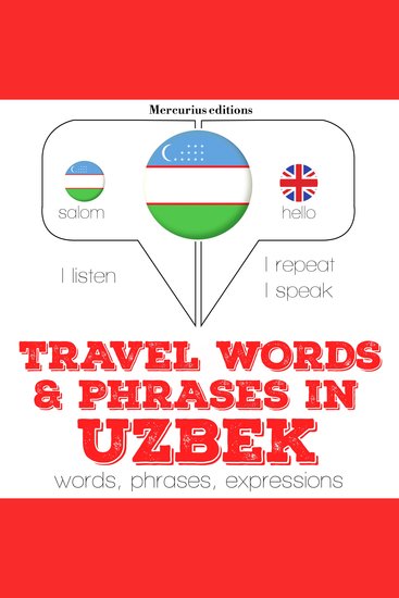 Travel words and phrases in Uzbek - cover