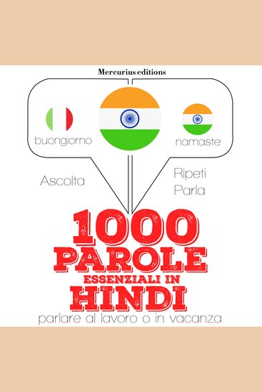 1000 parole essenziali in Hindi - cover