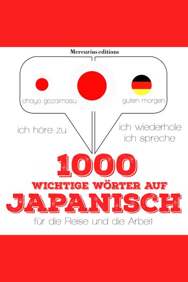 1000 wichtige Wörter auf Japanisch für die Reise und die Arbeit - cover