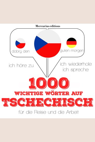 1000 wichtige Wörter auf Tschechisch für die Reise und die Arbeit - cover