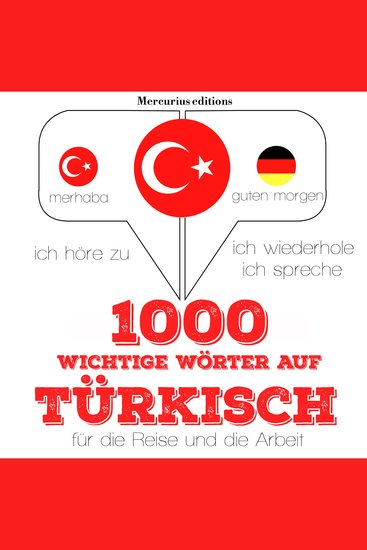 1000 wichtige Wörter auf Türkisch für die Reise und die Arbeit - cover