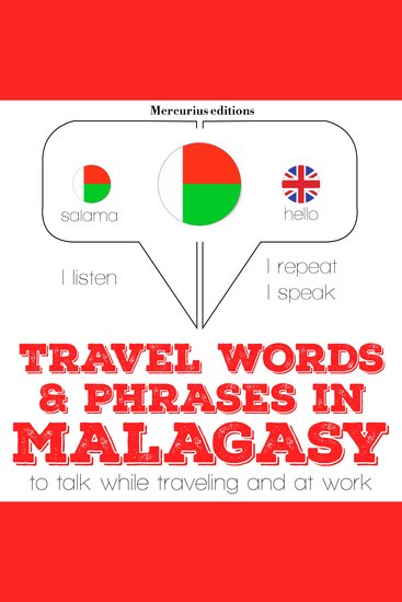 Travel words and phrases in Malagasy - cover