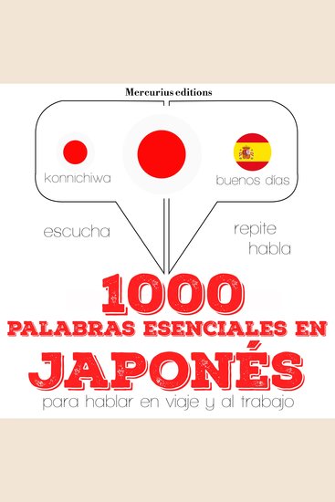 1000 palabras esenciales en japonés - cover