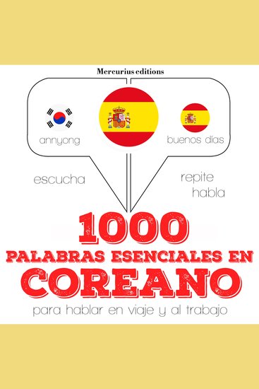 1000 palabras esenciales en coreano - cover