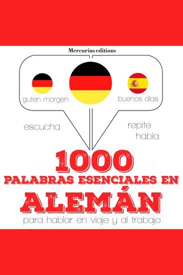1000 palabras esenciales en alemán - cover