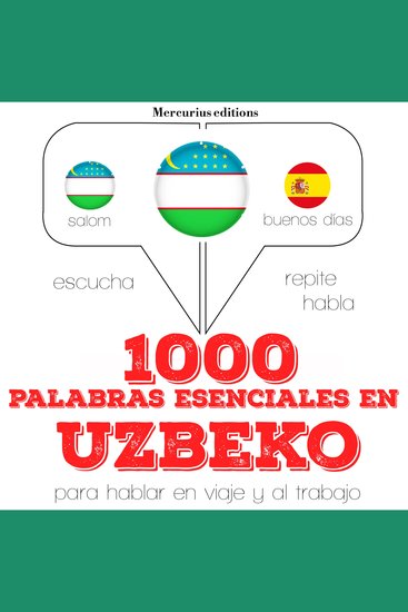 1000 palabras esenciales en uzbeko - cover