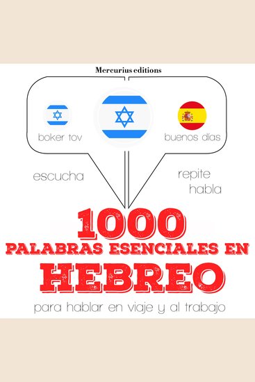 1000 palabras esenciales en hebreo - cover