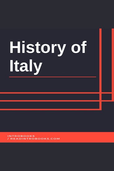 History of Italy - cover