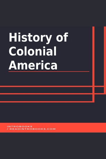 History of Colonial America - cover
