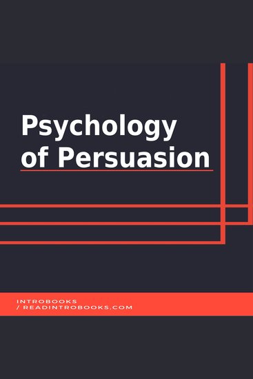 Psychology of Persuasion - cover